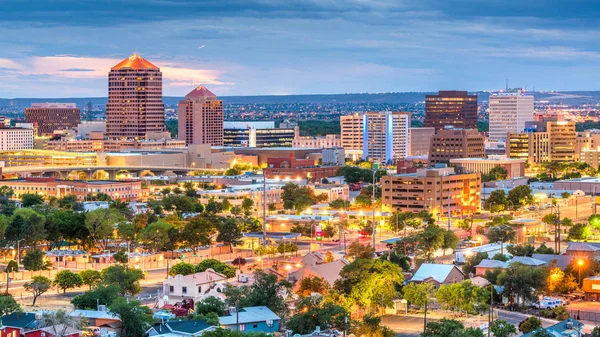 Albuquerque, Nuovo Messico, Stati Uniti d'America city scape — Foto Stock