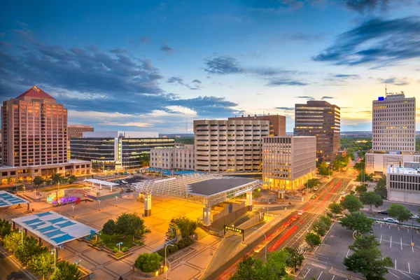 Albuquerque, New Mexico, Usa centrum stadsgezicht — Stockfoto