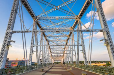 John Seigenthaler Nashville, Tn, Usa 'daki Yaya Köprüsü.
