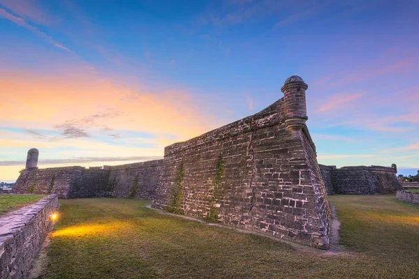 St. Augustine, Floryda w Castillo de San Marcos National Mo — Zdjęcie stockowe