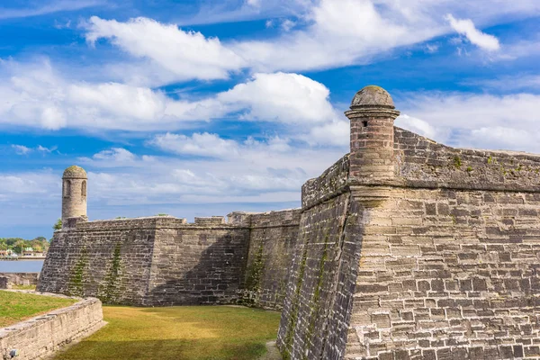 St. Augustine, Florida vid Castillo de San Marcos National Mo — Stockfoto