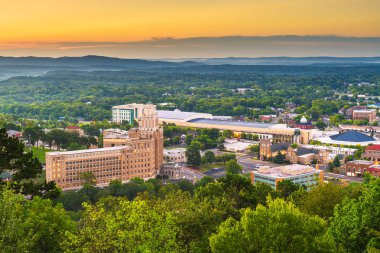 Hot Springs, Arkansas, Usa şehri silueti 