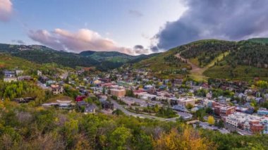 Park City, Utah, Usa şehir merkezi zaman aşımı.