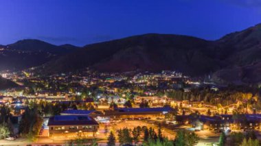 Park City, Utah, Usa şehir merkezi zaman aşımı.