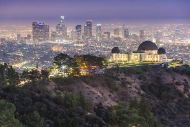 griffith park Los angeles, Kaliforniya, ABD şehir manzarası