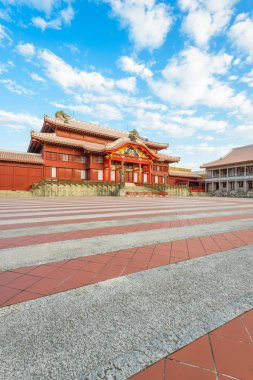 Okinawa, Japonya 'nın Tarihi Shuri Şatosu