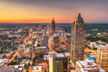 Atlanta, Georgia, ABD şehir manzarası