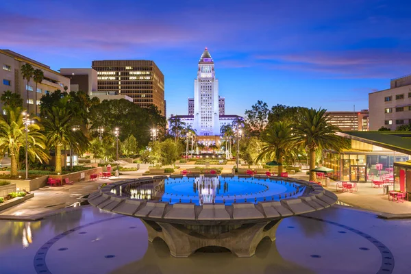 Los Ángeles, California en el Ayuntamiento . — Foto de Stock