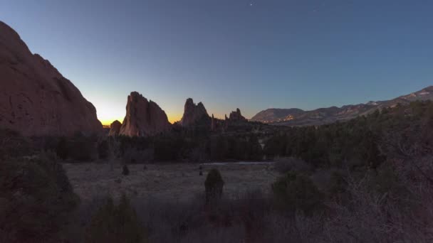 Garden Gods Colorado Springs Colorado Eua — Vídeo de Stock