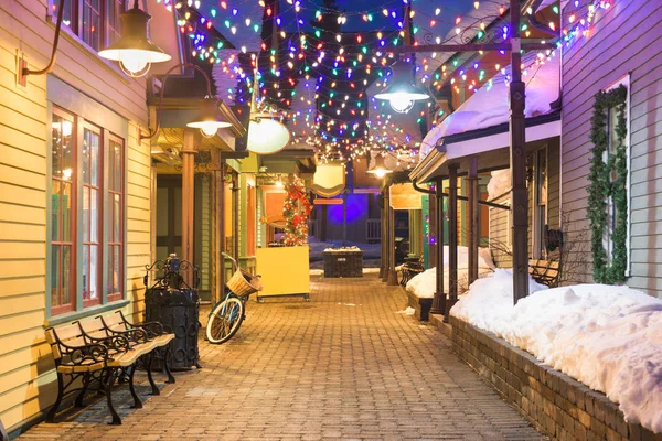 Breckenridge, Colorado, Usa downtown streets — 图库照片