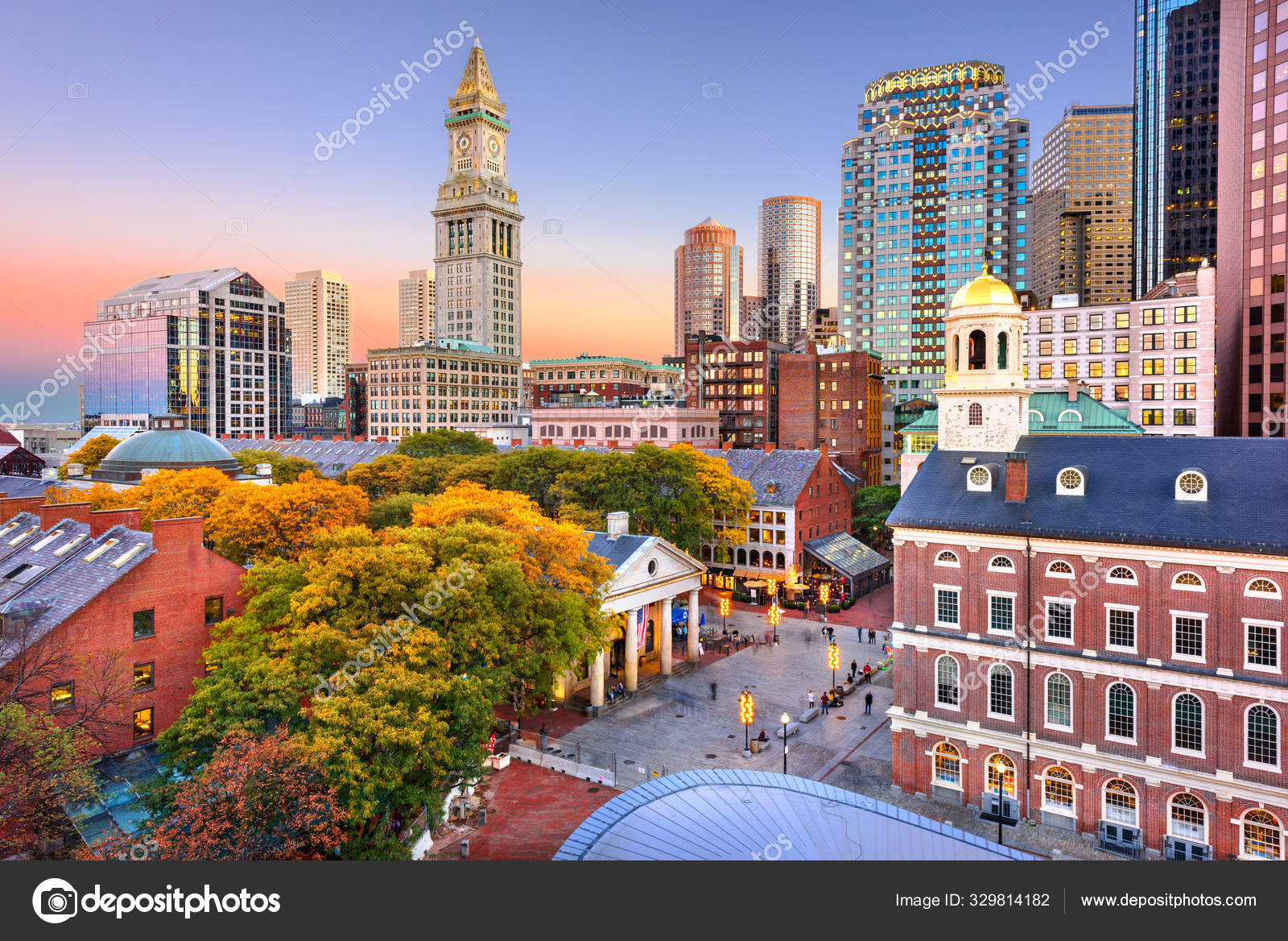 Boston, Massachusetts, USA Downtown Skyline Stock Photo by ©sepavone ...
