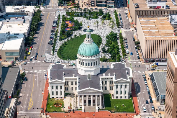 St. Louis, Missouri, Stany Zjednoczone Skyline w centrum miasta — Zdjęcie stockowe