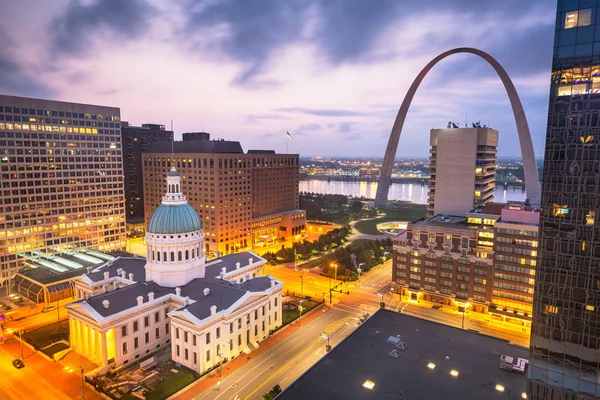 St. Louis, Missouri, Estados Unidos skyline centro —  Fotos de Stock