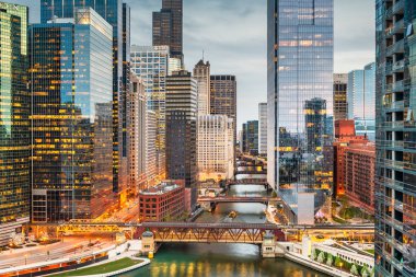 Chicago, Illinois, Usa Nehri Şehri