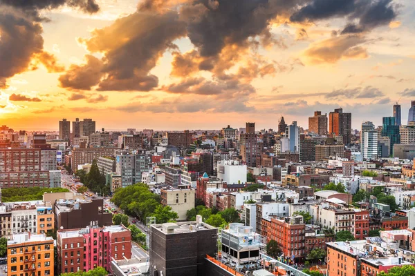 Nova Iorque, Nova Iorque, EUA Downtown Skyline — Fotografia de Stock