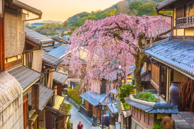 Kyoto, Japonya Baharda Eski Şehir