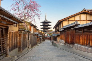 Kyoto, Japonya Baharda Eski Şehir