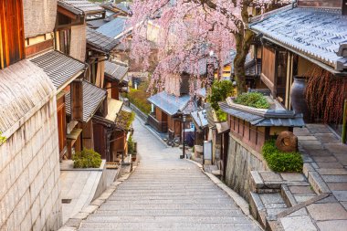 Kyoto, Japonya Baharda Eski Şehir