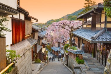Kyoto, Japonya Baharda Eski Şehir