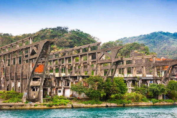 Keelung, Tajwańskie ruiny stoczni — Zdjęcie stockowe