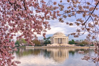 Washington, Dc, gelgit Havzası ve Jefferson Anıtı 