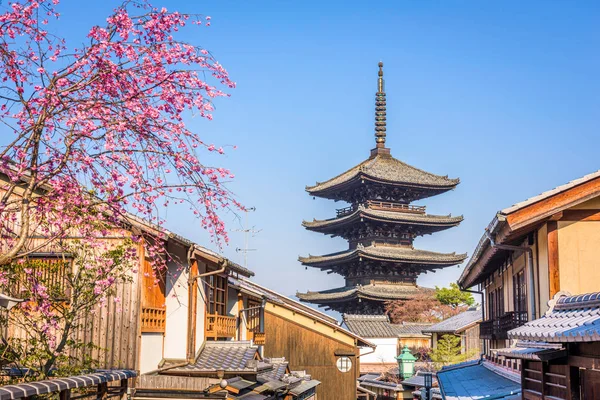 Kyoto, Japão Cidade Velha na Primavera — Fotografia de Stock