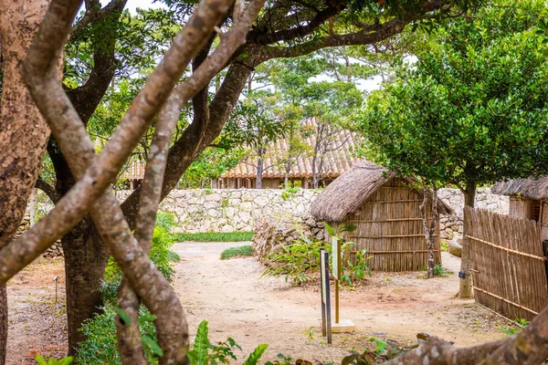 Okinawa, Japon Tarihi Köyü — Stok fotoğraf