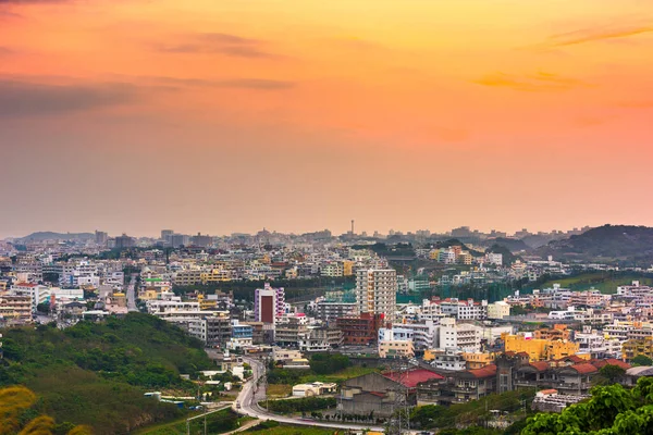 Urasoe, Окинава, Japan Town Skyline — стоковое фото