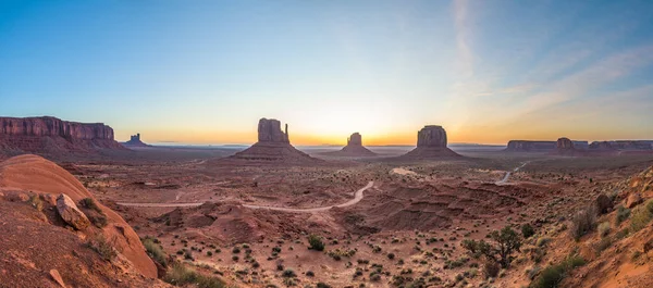 Monument Valley Αριζόνα Ηπα Την Αυγή — Φωτογραφία Αρχείου