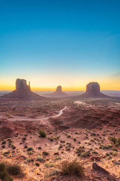 Monument Valley Αριζόνα Ηπα Την Αυγή — Φωτογραφία Αρχείου