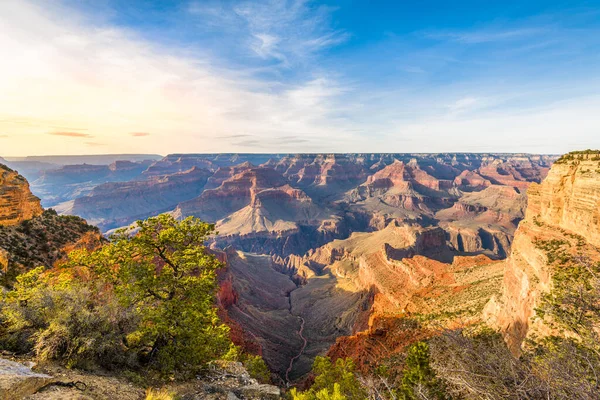 Gran Cañón Arizona Amanecer Desde Borde Sur —  Fotos de Stock