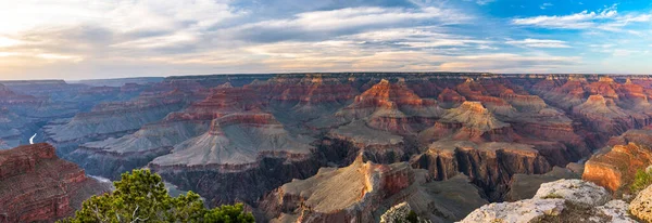 Grand Canyon Arizona Verenigde Staten Bij Zonsopgang Vanaf Zuidrand — Stockfoto