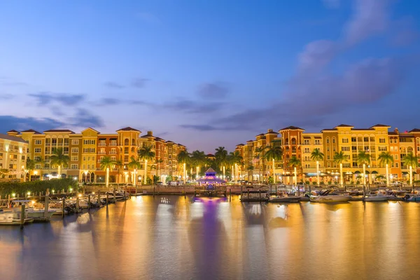 Naples Florida Verenigde Staten Downtown Cityscape Bay Schemk — Stockfoto