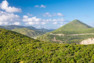 Philipsburg, Sint Maarten, Hollanda Antilleri Doğal Arazi.