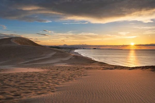 Tottori, Japan sand dunes on the Sea of Japan. 