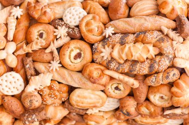 Unlu gıda arka plan