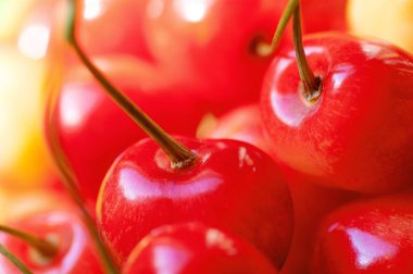 Beyaz kiraz yakın çekim