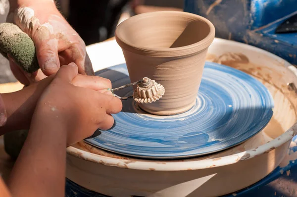 Master class in ceramica — Foto Stock