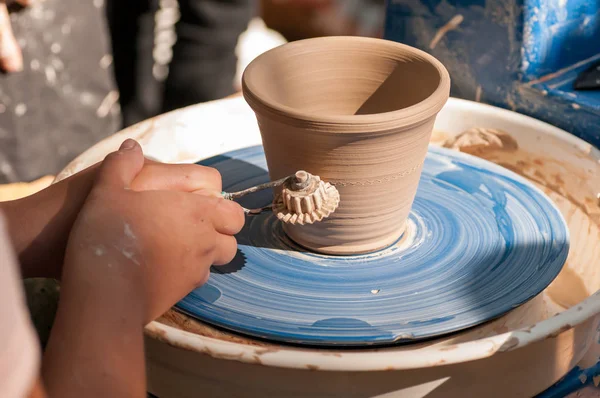 Master class in ceramica — Foto Stock