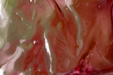 Aqua jel renk makro soyut