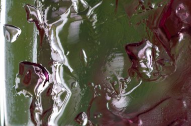 Aqua jel renk makro soyut