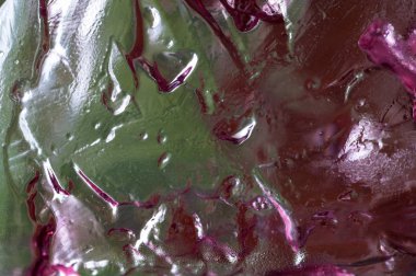 Aqua jel renk makro soyut