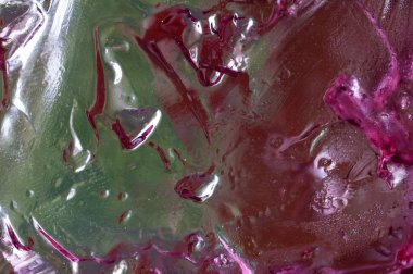 Aqua jel renk makro soyut