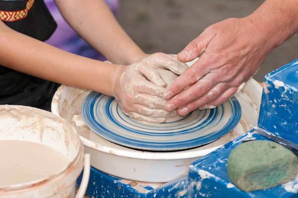 Master class in ceramica — Foto Stock