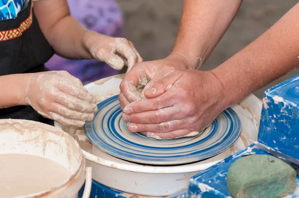 Master class in ceramica — Foto Stock