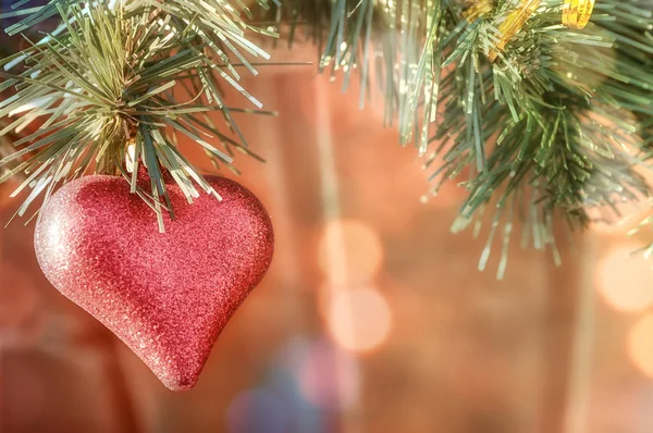 Vánoční stromeček hračka detail, filtr — Stock fotografie
