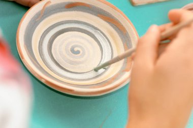 Çocuk Festivali Ukrayna seramik boya öğrenmek