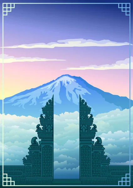 Vektör arkaplanı, illüstrasyon, Asya, Endonezya