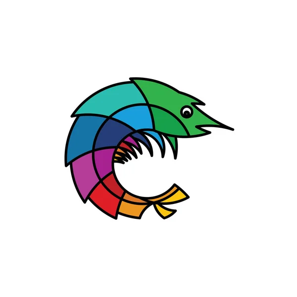 シャコ様式のロゴ — ストックベクタ