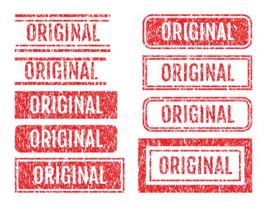 Orijinal Word lastik pullar Grunge Style Set
